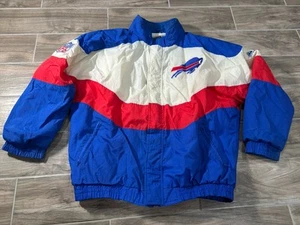 Giacca vintage anni 90 Buffalo Bills Apex Ones Pro Line uomo XL 90s NFL calcio - Foto 1 di 14