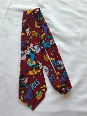 Corbata de seda deportiva Goofy de Disney VB Balancine The Tie Works Foto 1 de 3
