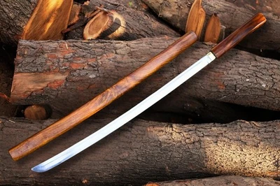 CUSTOM HANDMADE D2 TOOLSTEEL JAPANESE KATANA SAMURAI SWORD VIKING COMBAT SWORD - Image 1 of 4