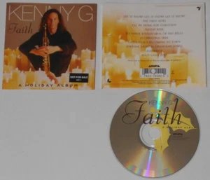 Kenny G - Faith, A Holiday Album - U.S. promo cd, dj sticker - Imagen 1 de 1