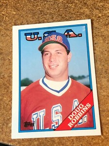 1988 Topps Traded Baseball # 95T Team USA Doug Robbins RC