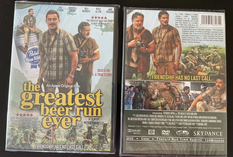 The Greatest Beer Run Ever (2022) New, Sealed, DVD - Image 1 of 1