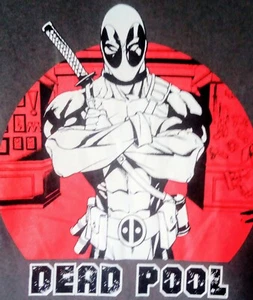 MARVEL DEAD POOL T SHIRT. MEN;S LARGE, GOOD CONDITION . CLEAN GRAPHIC. - Picture 1 of 9
