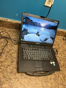 PANASONIC TOUGHBOOK CF-52 C2D 2.26GHZ CF52 RUGGED 4GB 500GB WINDOW 7 Office Word - Picture 1 of 13