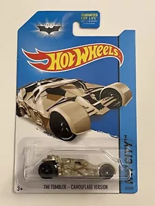 2014 Hot Wheels ‘Dark Knight’ Tumbler-Camouflage Version #63. Ships In A Box - Picture 1 of 4