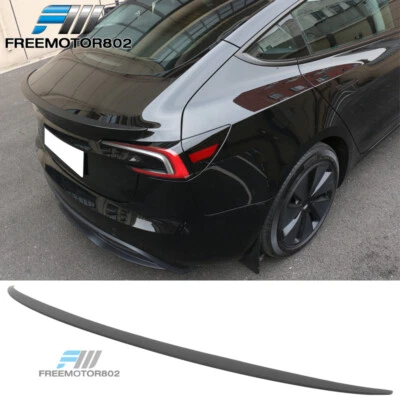 Alerón de maletero para 24-25 Tesla Modelo 3 estilo OE ala negro mate moldeo por soplado ABS Foto 1 de 4