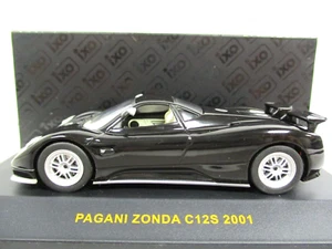 IXO MODELS - 2001 PAGANI ZONDA C12S (BLACK) - 1/43 - Picture 1 of 16