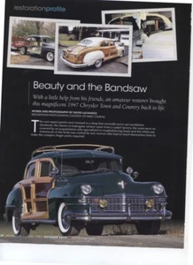 1947 CHRYSLER TOWN & COUNTRY SEDAN RESTORATION 6 pg COLOR Article - Picture 1 of 2