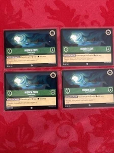 4x Disney Lorcana: Ursula's return - Hidden Cove - Tranquil Haven - 101/204 - x4 - Picture 1 of 8