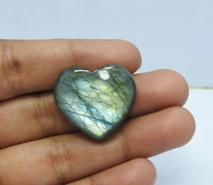 42.00 Cts Natural Labradorite Gemstone Silver Flashy Pendant Making 27x25x7 mm - Picture 1 of 3