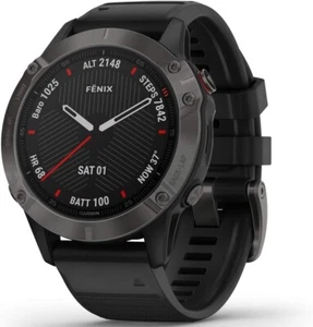 Garmin Fenix 6 Sapphire Premium Multisport GPS Watch 47mm - Black - Picture 1 of 8