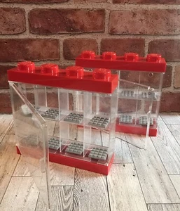 Lego 8 Mini Figure Display Case Acrylic Holder Collector - Picture 1 of 7