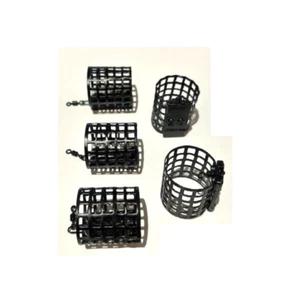 5 x Round Fishing Feeder Swimfeeder Metal 20g for bait Groundbait etc - Picture 1 of 3
