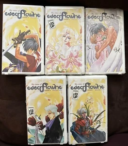 1996-1998 Lot of 5 Brand New The Vision of Escaflowne Vision 2, 5-8 VHS Set - Picture 1 of 3