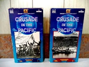 CRUSADE IN THE PACIFIC VOL 1 & 2 (VHS 1951/86) - Picture 1 of 7