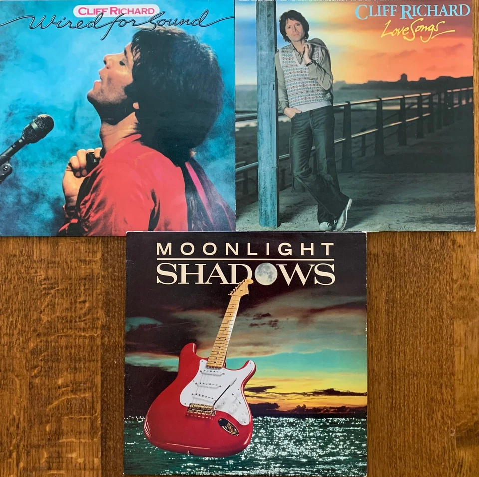 NICE LOT OF 3  CLIFF RICHARD & THE SHADOWS 12" VINYL  RECORD LP ALBUMs VG/VG - Image 1 of 1