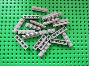 Lego 20 x piastra piatta piastra di costruzione 3710 1x4 bottoni nuovo grigio chiaro - Foto 1 di 1
