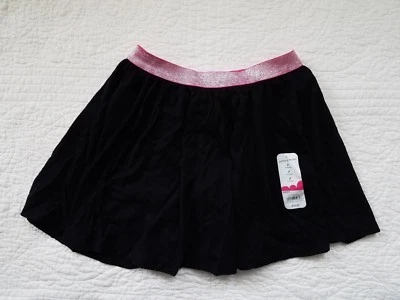 NEW JUMPING BEANS KIDS GIRLS SOLID BLACK SCOOTER SKIRT SZ 4 5 6 6X 7 - Image 1 of 3