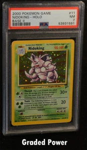 Base Set 2 Nidoking PSA 7 Holo (1591) 11/130 Pokemon - Picture 1 of 1