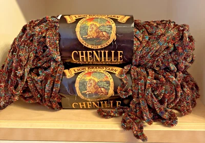 Fio acrílico rápido grosso marca leão chenille estampa de joia 2 Skiens 281 - Imagem 1 de 4