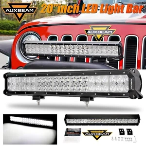 AUXBEAM 20"Inch Led Work Light Bar Combo Offroad Driving Lamp Fod Dodge Hummer - Picture 1 of 12