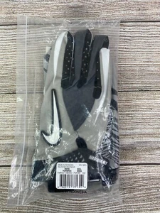 NEW Nike Vapor Jet Mesh Football Gloves Sz 3XL PGF253-022 Gray & Black - Picture 1 of 6