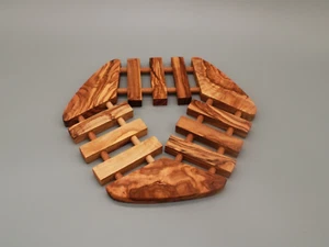Posavasos hexagonales | Madera de olivo | Hecho a mano - Imagen 1 de 5