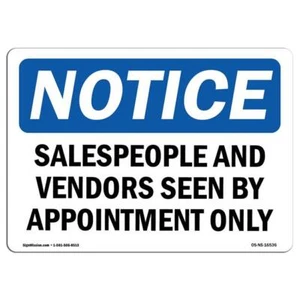 SignMission OS-NS-A-1218-L-16536 12 x 18 in. OSHA Notice Sign - Notice Salesp... - Picture 1 of 1