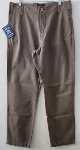 REPLAY Men's 36 Casual Summer Workwear Brown Thick Fabric Pants Made in Italy - Picture 1 of 10