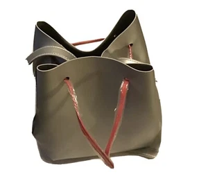 NEW W/ TAGS! Isley Miyake Parfums Silver Bucket Bag! - Picture 1 of 5