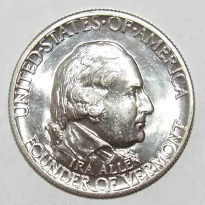 1927 Vermont Sesquicentennial Half Dollar CH BU (D30) - Picture 1 of 2