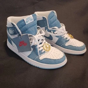 Men's Nike Air Jordan 1 Retro High OG "Denim" - Size UK 10 - Picture 1 of 14