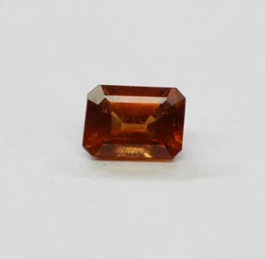 1,17 Carat Orange Hessonit Garnet Gemstone Oktagonschliff Collectors Stone Vs - Picture 1 of 9