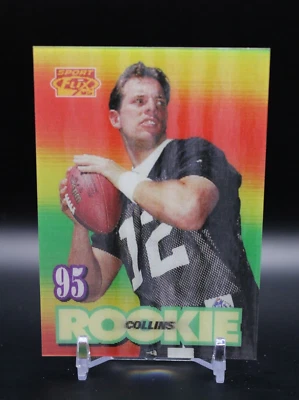 Kerry Collins, Carolina Panthers, 1995 Pinnacle Sport Flix, Rookie, #122 - Image 1 of 2