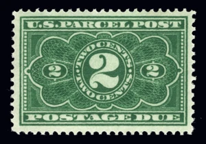 MOMEN: US STAMPS #JQ2 PARCEL DUE MINT OG NH VF+ LOT #92784* - Picture 1 of 2