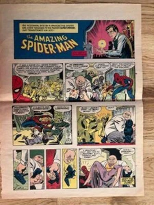 Spiderman 1977 tira cómica Sunday Funnies/Nueva York Daily News 9-25-77 - Imagen 1 de 1