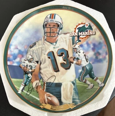 Placa Dan Marino Bradford Exchange “Superstar Of The Sunshine State” + Certificado de Autenticidad Sin usar, en caja Foto 1 de 3
