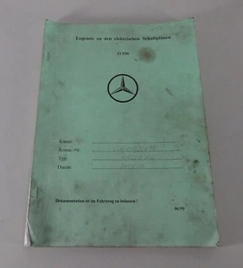 Eléctrico Diagramas de Cableado Leyenda Mercedes-Benz Bus O 550 Stand 06/1999 - Imagen 1 de 4