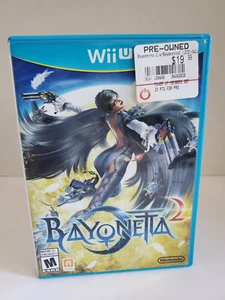 Bayonetta 2 + Bayonetta 1 disco bonus (Nintendo Wii U) CIB completo SPEDIZIONE GRATUITA - Foto 1 di 3