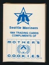 1984 Mother's Cookies SEATTLE MARINERS -Full Boxed/Sealed Set (28) w LANGSTON RC