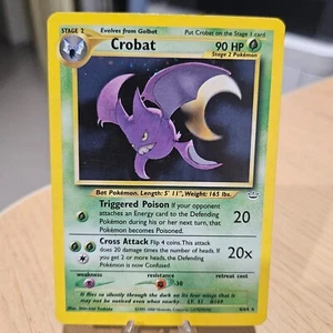 β
π¦πΊ Crobat 4/64 Neo Revelation Holo LP - MP Pokemon Card TCG - Picture 1 of 15