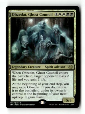 MTG | Obzedat, Ghost Council | MM3 | Foil | Moderately Played | English - Image 1 of 3