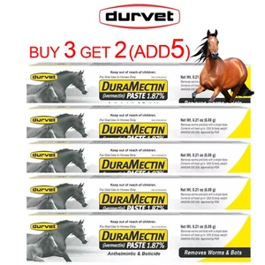 Durvet Duramectin Equine Wormer Paste - 1 tubo Exp nuovo con scatola - Foto 1 di 5