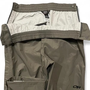 Outdoor Research Regenhose Herren M grün Nylon Ventia Apollo Shell leicht - Bild 1 von 7