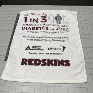 Washington Redskins Football NFL Hand Golf Towel DC Commanders Diabetes Promo - Picture 1 of 11