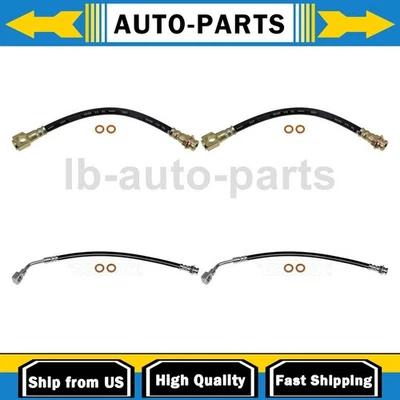 Mangueira de freio dianteira traseira Dorman 4x para Pontiac Grand Prix 1997-1998 - Imagem 1 de 4