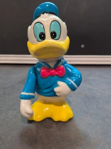 Vintage Walt Disney Produktion Donald Duck Sparschwein 6" Kunststoff. - Bild 1 von 9
