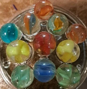 Lote de 11 canicas de venta inmobiliaria.   Colores mezclados no reactivos UV - Imagen 1 de 1
