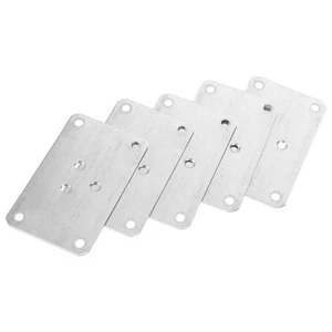 Placas de montaje de pieza de conexión de muebles de 5 piezas para soporte de esquina de patas - Imagen 1 de 12
