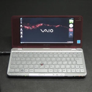 Sony VAIO typeP P70H VistaHomeBasic Garnet Red VGN-P70H Working - Zdjęcie 1 z 7
